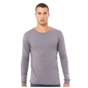 Mens Long Sleeve Storm Grey Tee